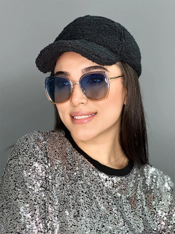 عینک آفتابی زنانه اورجینال برند bolon چندضلعی پلاریزه