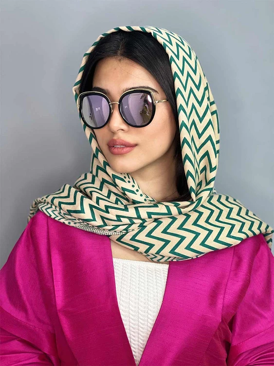 عینک آفتابی زنانه اورجینال بنفش گربه ای برند چنل پلاریزه