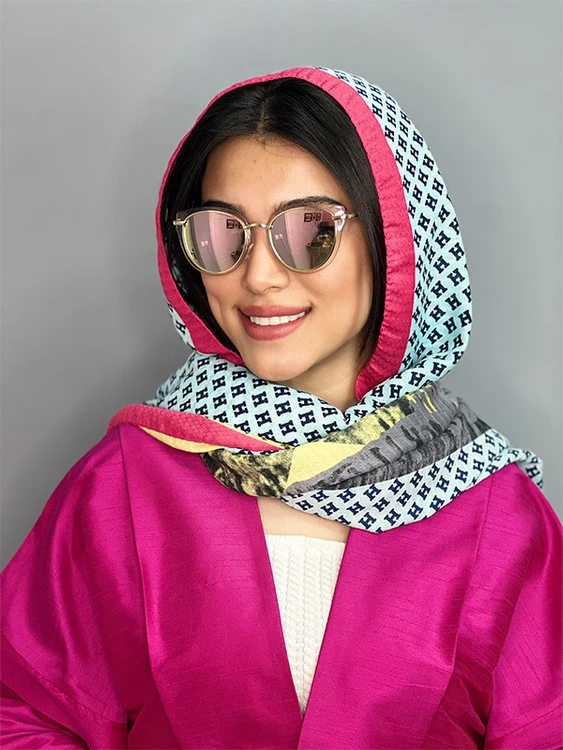 عینک آفتابی زنانه اورجینال صورتی برند Bolon گربه ای پلاریزه