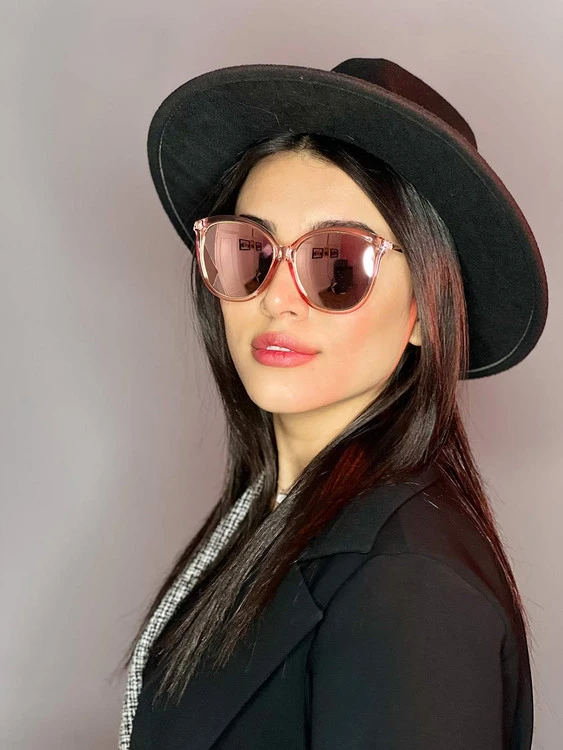 عینک آفتابی زنانه اورجینال صورتی گربه ای برند bolon