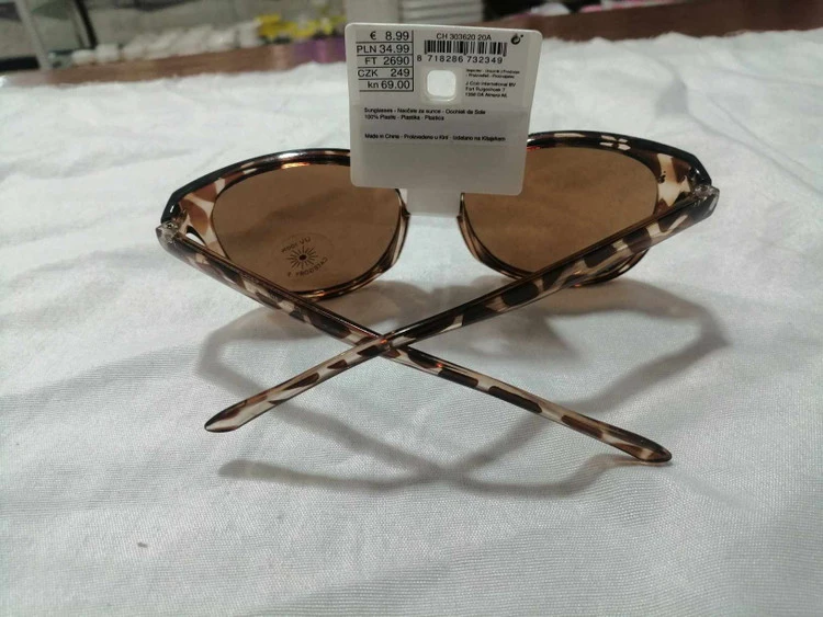 عینک آفتابی مدل CH 303620 صد در صد UV بدون جعبه, Cat 3