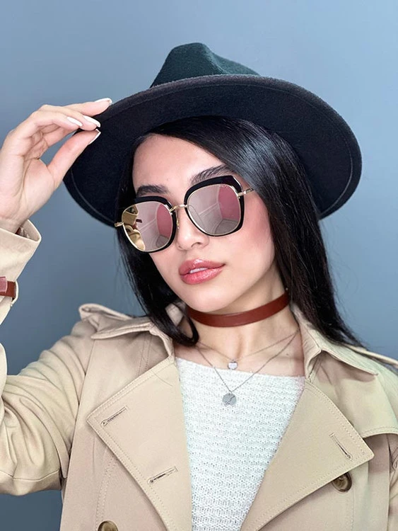 عینک آفتابی پلاریزه اورجینال زنانه مارک Dior صورتی a155