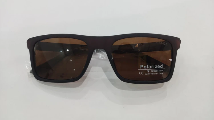 عینک آفتابی پلاریزه برند PRADA (پرادا) رنگ قهوه‌ای