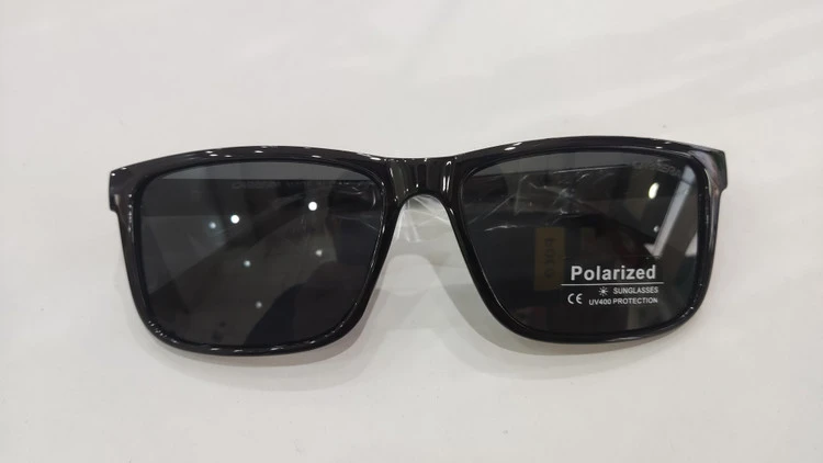 عینک آفتابی کائوچویی پلاریزه برند CARRERA (کریرا) رنگ مشکی براق
