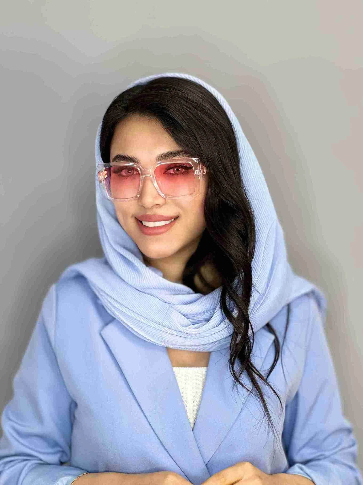 عینک افتابی Chanel پرادا سری جدید صورتي يخي ترند یووی ۴۰۰