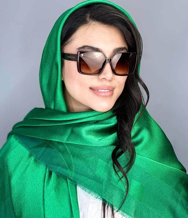 عینک افتابی LV پرادا مربعی قهوه ای ترند یووی ۴۰۰ new