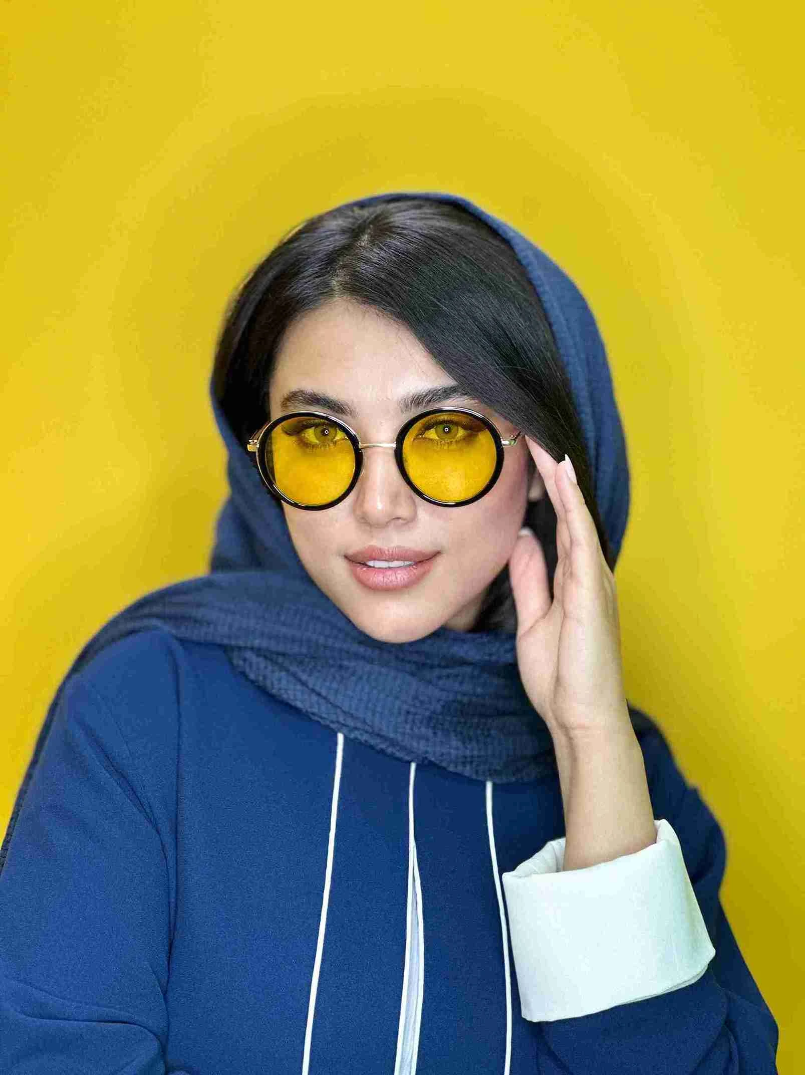 عینک افتابی اسپرت Prada پرادا زرد ترند یووی ۴۰۰
