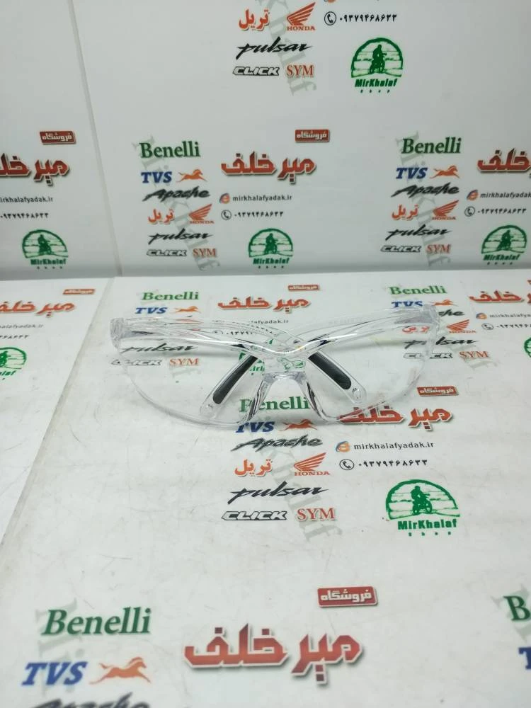 عینک بادگیر موتور سواری شفاف