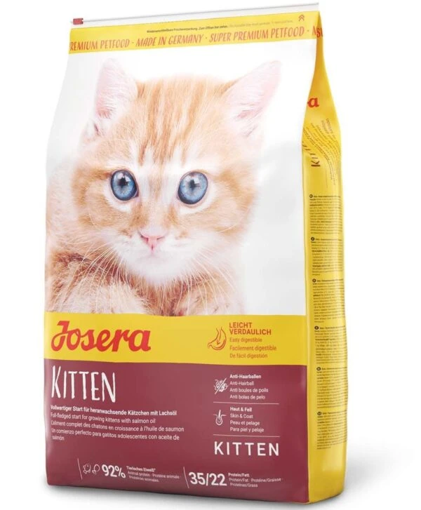 غذای بچه گربه جوسرا کیتن خشک مدل Kitten وزن ۲ کیلوگرم