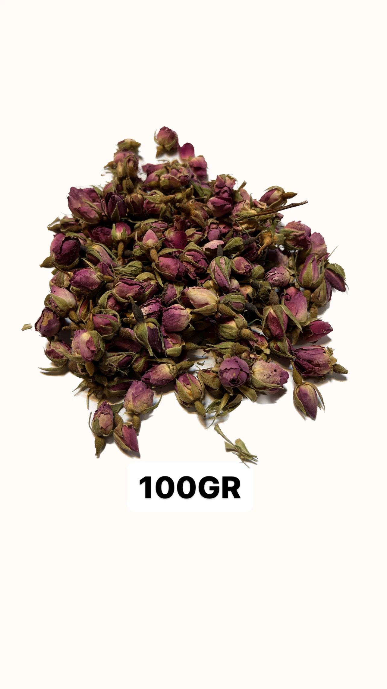 غنچه گل محمدی(100گرم)