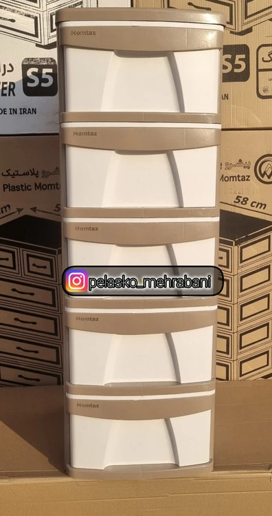 فایل کشو پلاستیکی ۵ طبقه(آشپزخانه،محل کار،لباس و ...