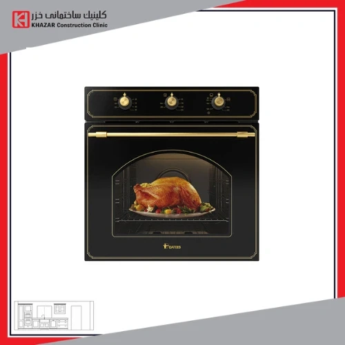 فر گازی برقی توکار داتیس DF 670