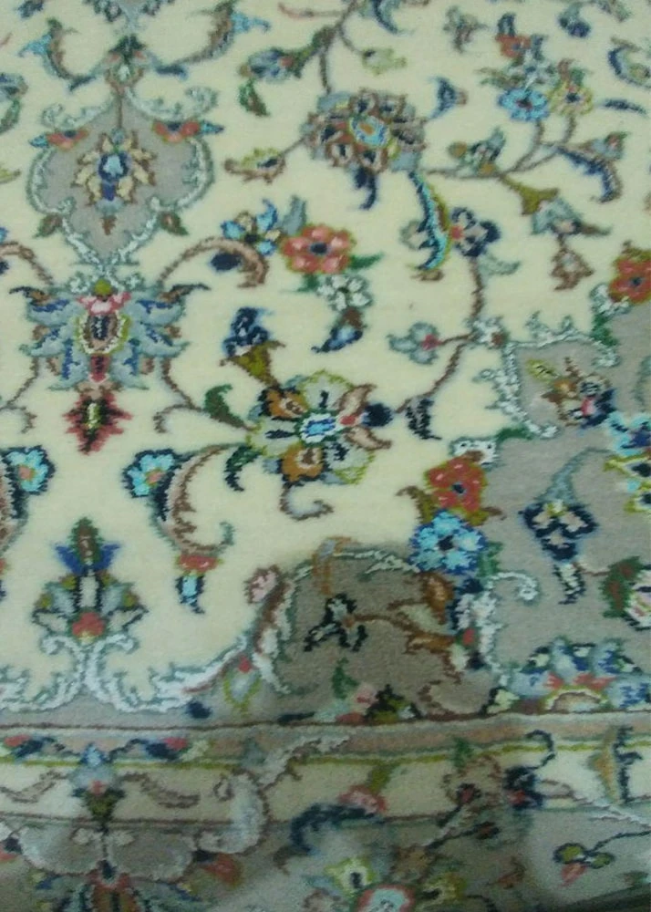 فرش دستباف کاشان طرح لچک ترنج