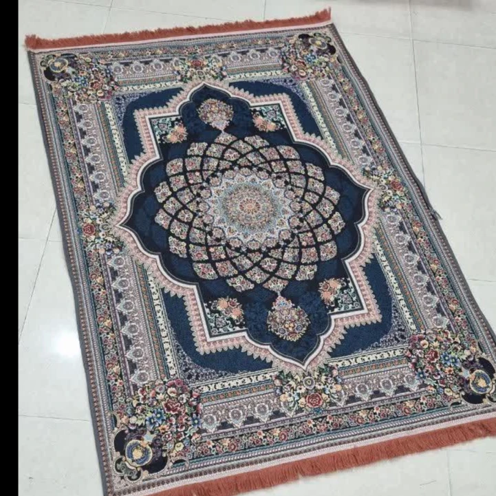فرش ماشینی مدل فرشینه 3 متری ریشه دار