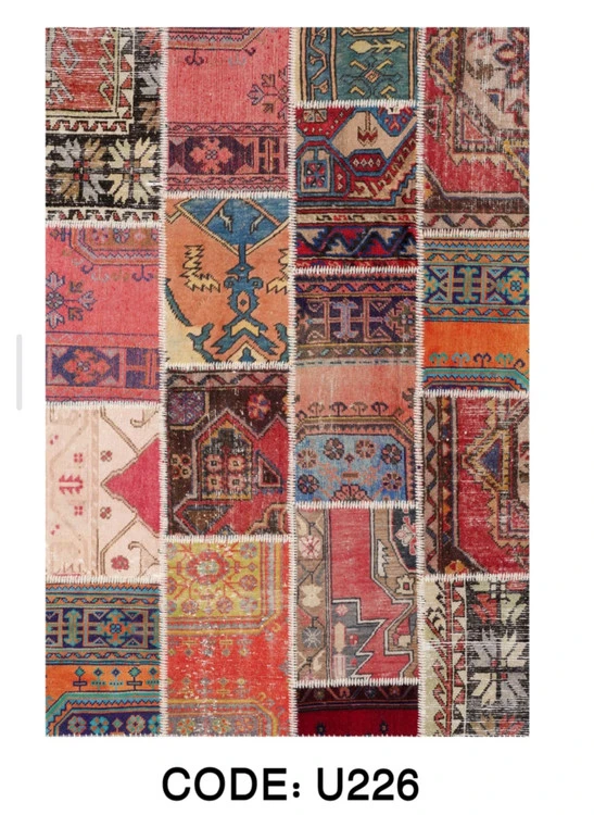 فرشینه سنتی طرح چهل تکه
