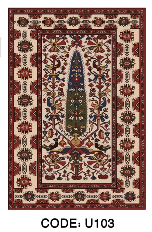 فرشینه سنتی قفقازی طرح درختی