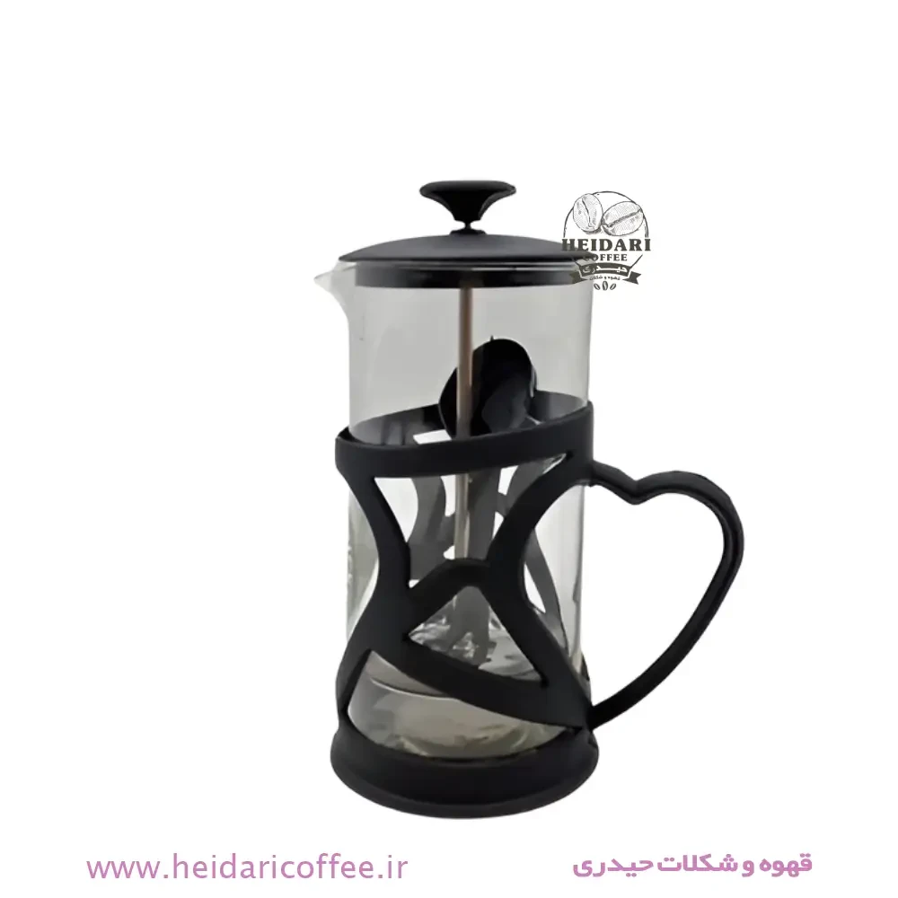 فرنچ پرس 350 میلی لیتر (1یا2نفره) دسته قلبی