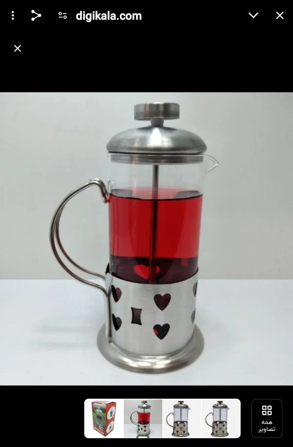 فرنچ پرس جونای مدل قلب