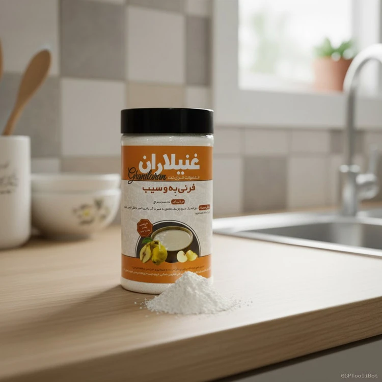 فرنی به و سیب کاملا ارگانیک برای کودکان و بزرگسالان ۳۰۰گرمی