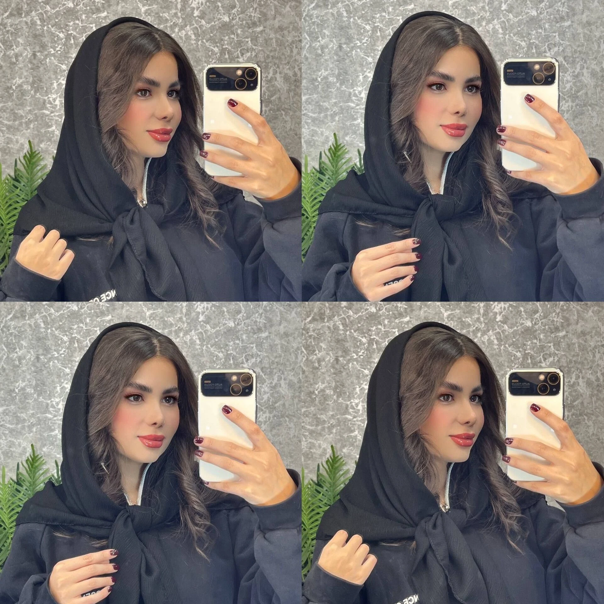 فروش عمده روسری درختی مشکی