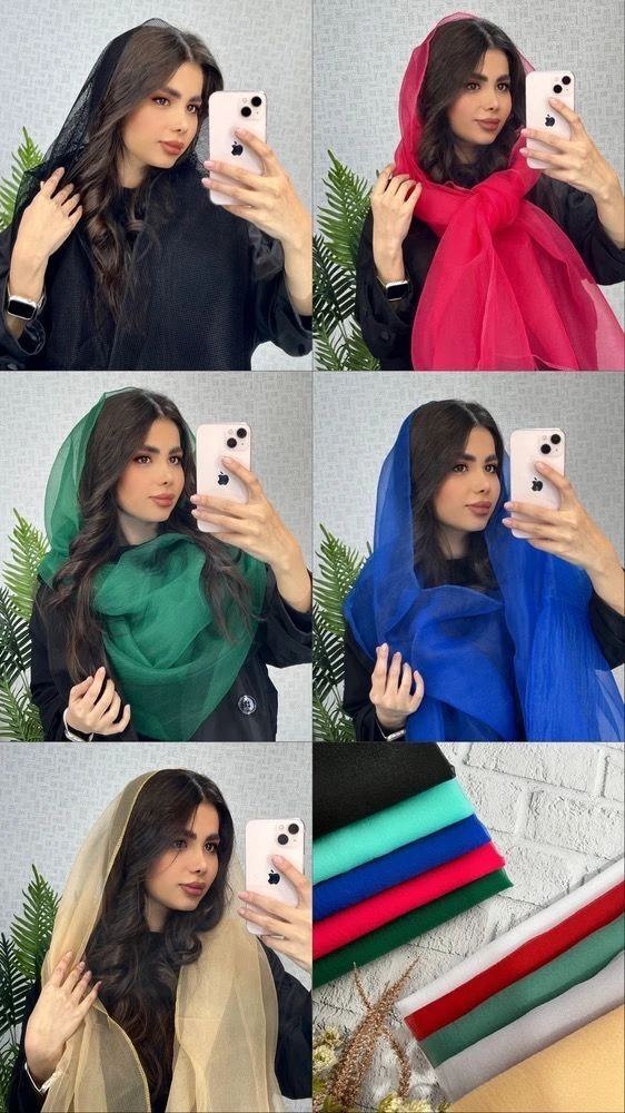 فروش عمده شال تور ارگانزا