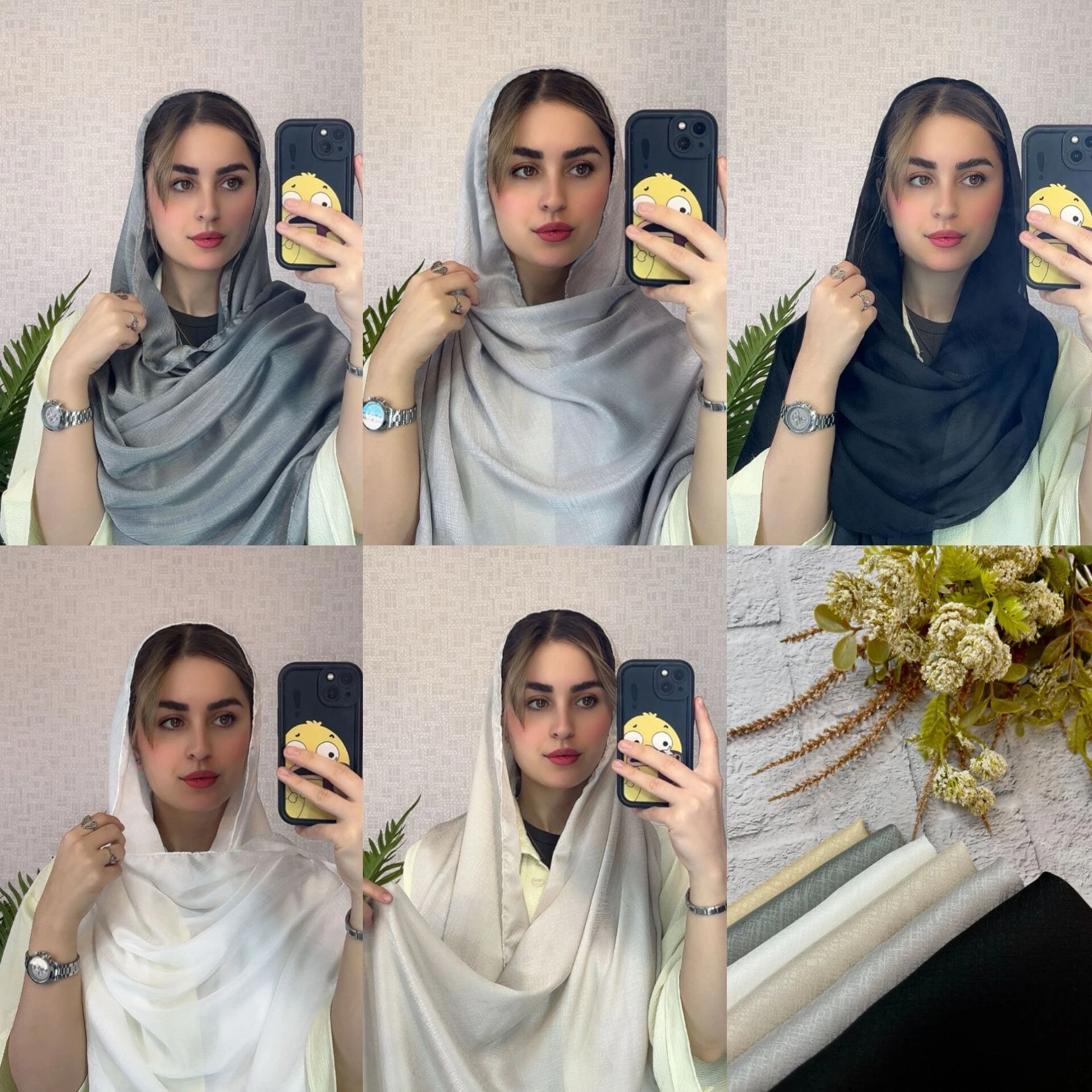 فروش عمده شال حریر سنگی