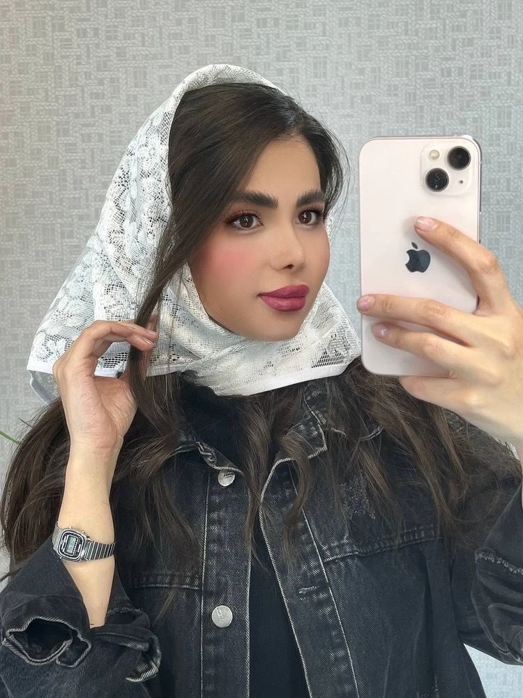 فروش عمده_مینی اسکارف پک سفید