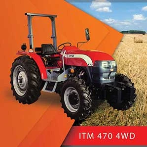 فروش نقدی تراكتور جفت كشاورزي ITM 455 4WD توربودار