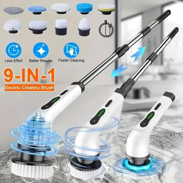 فرچه شارژی دسته بلند و کوتاه مدل 9iN 1