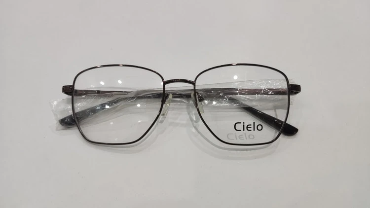 فریم طبی فلزی برند Cielo (سیلو) رنگ قهوه‌ای