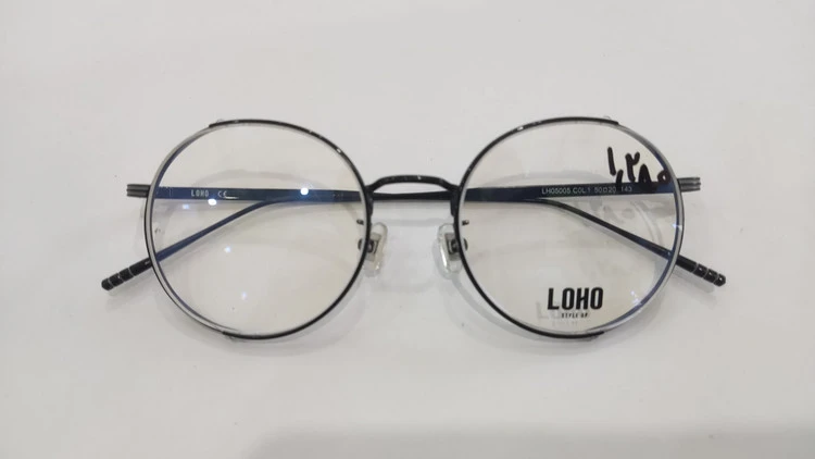 فریم طبی فلزی برند LOHO (لوهو) رنگ مشکی مات