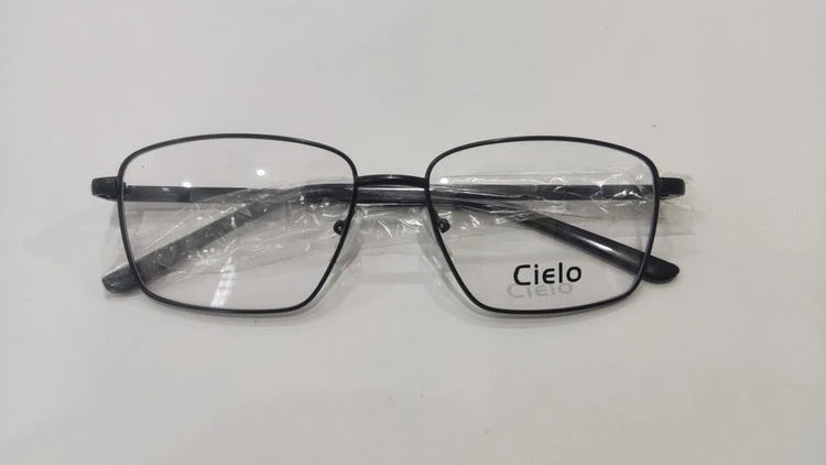 فریم طبی فلزی کلاسیک برند Cielo (سیلو) رنگ مشکی مات