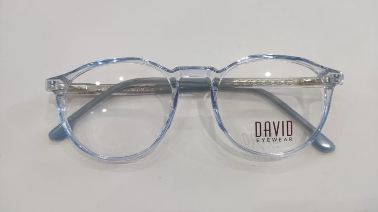 فریم طبی کائوچویی TR-90 برند DAVID (دیوید) رنگ آبی
