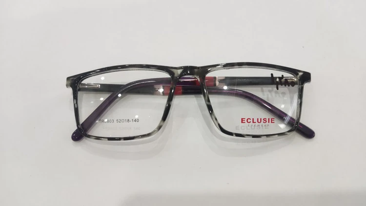 فریم طبی کائوچویی TR-90 برند ECLUSIE (اکلوسی) رنگ چریکی
