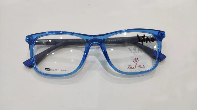 فریم طبی کائوچویی TR-90 برند Valencia (والنسیا) رنگ آبی