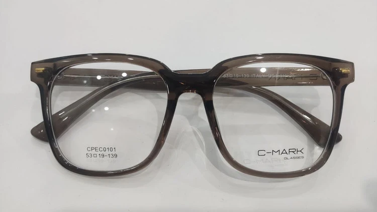 فریم طبی کائوچویی برند C-MARK (سی مارک) رنگ قهوه‌ای