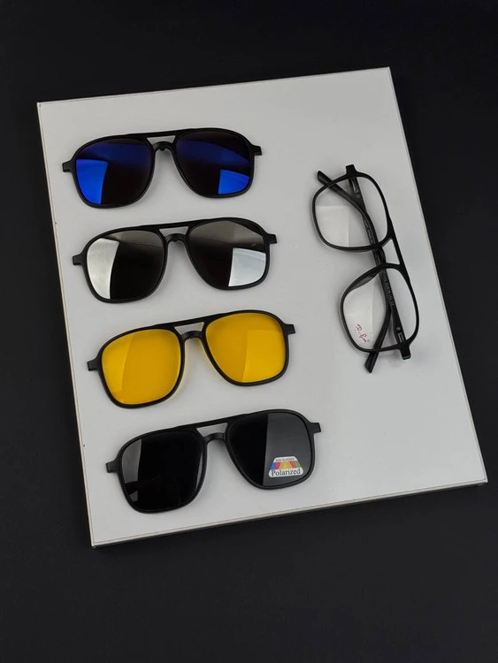 فریم طبی کائوچویی چند کاوره برند Rayban ریبن