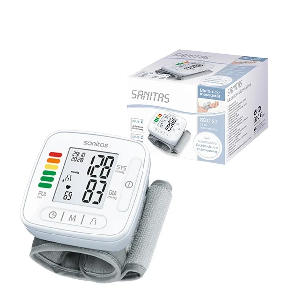 فشار سنج و ضربان قلب مچی برندSanitas مدل SBC 22 سانیتاس ساخت و مونتاژ المان