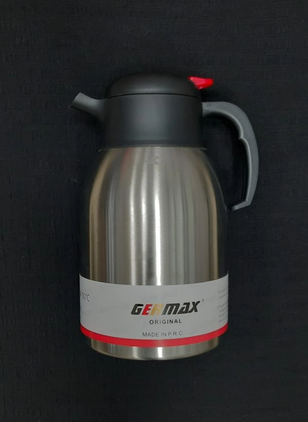 فلاسک Germax دو لیتری تمام استیل درب اهرمی دوجداره واکیوم