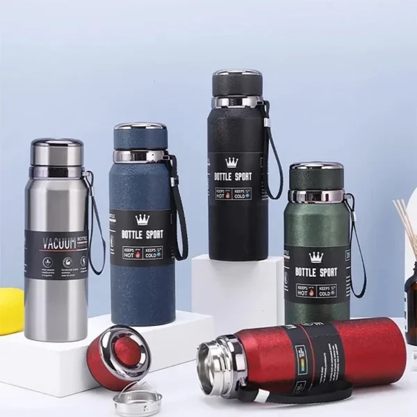 فلاسک یک لیتر VACUUM CUP طرح سنگی