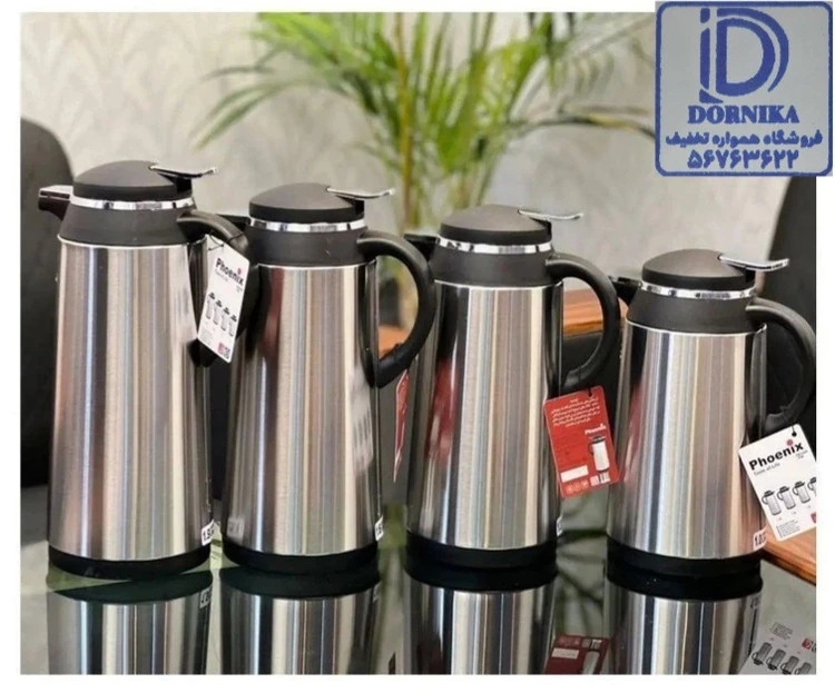 فلاکس چای استیل داخل شیشه ضمانت دار فقط عمده