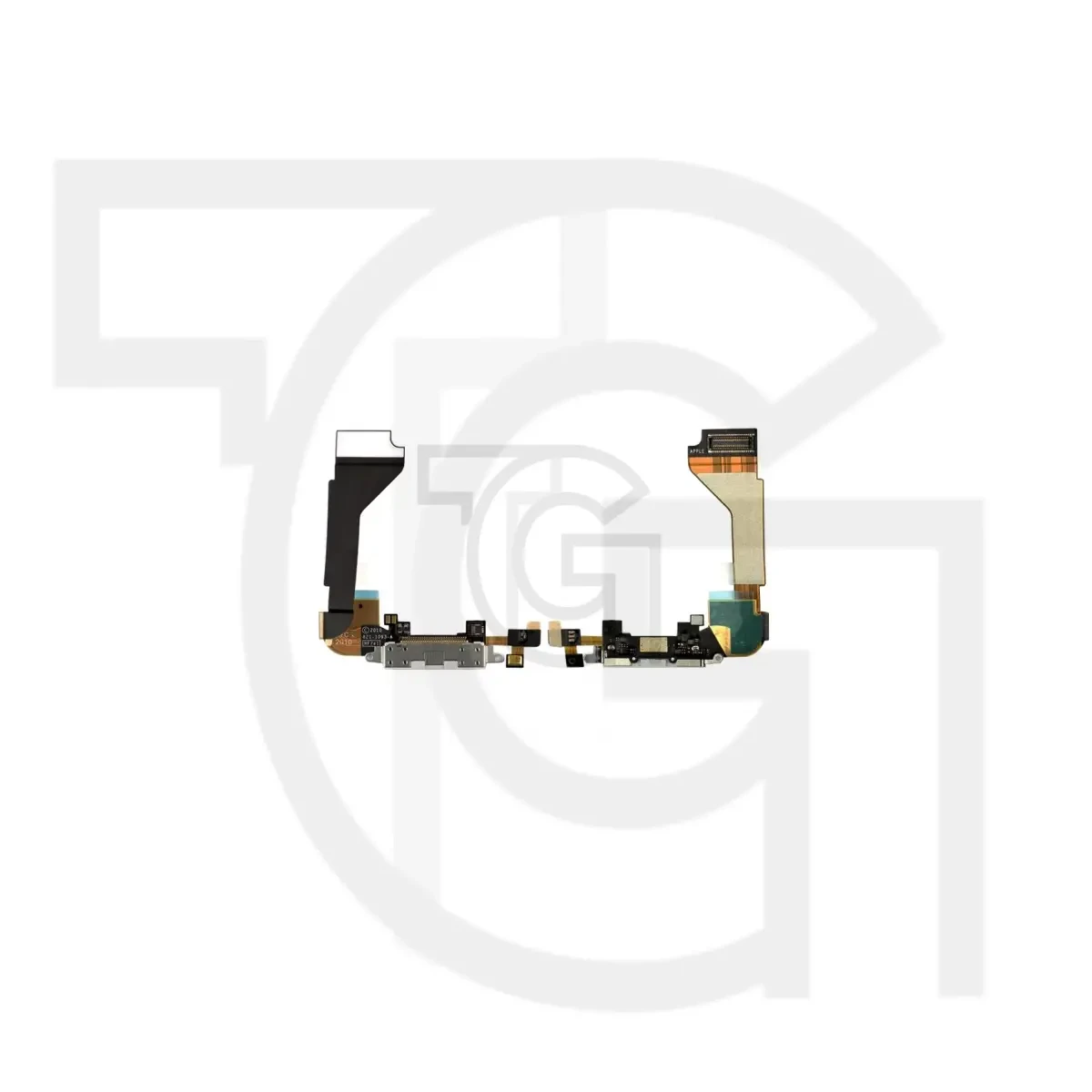 فلت شارژ,میکروفن اپل‌آیفون (سفید) Flat Charging Apple iPhone 4 CDMA
