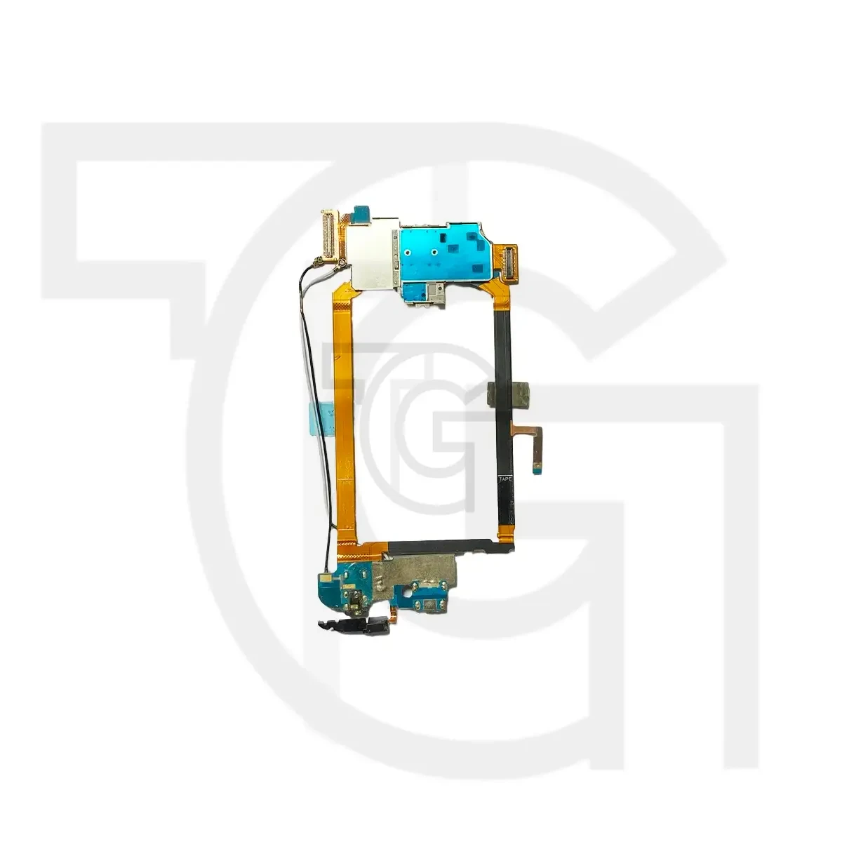 فلت شارژ,میکروفن,هندزفری ال‌جی (D802) Flat Charging Handsfree LG G2