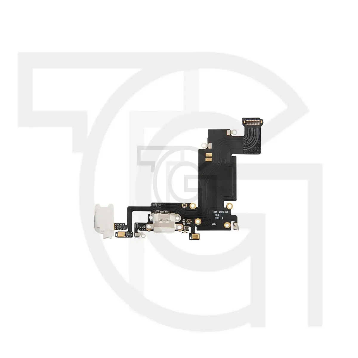 فلت شارژ,هندزفری,میکروفن اپل‌آیفون (سفید) Flat Charging Handsfree Apple iPhone A1687