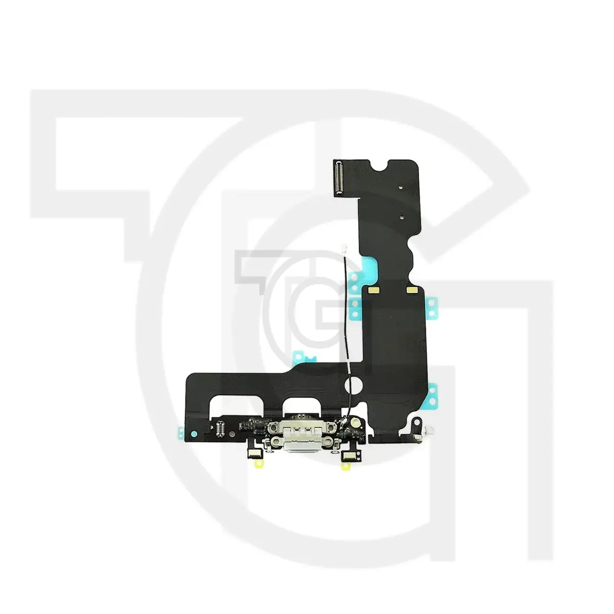 فلت شارژ,هندزفری,میکروفن اپل‌آیفون (سفید) Flat Charging Handsfree Apple iPhone9,2