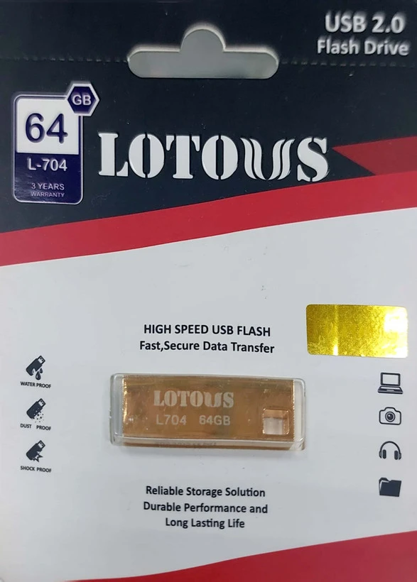 فلش مموری 64GB usb 2.0 لوتوس مدل L-704