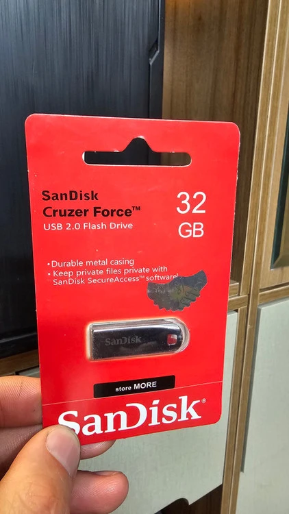 فلش مموری سن دیسک CZ71 Cruzer Force USB 2 ظرفیت 32 گیگابایت