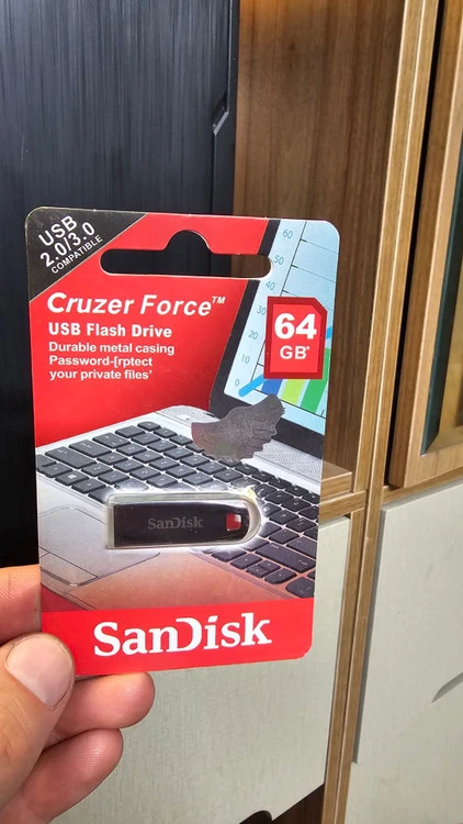 فلش مموری سن دیسک Cruzer Force _ CZ71 | ظرفیت 64 گیگابایت