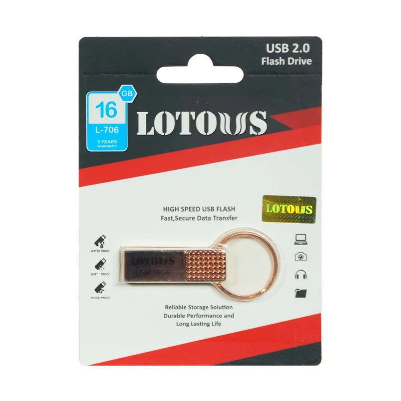 فلش مموری لوتوس مدل L-706 ظرفیت 16 گیگابایت