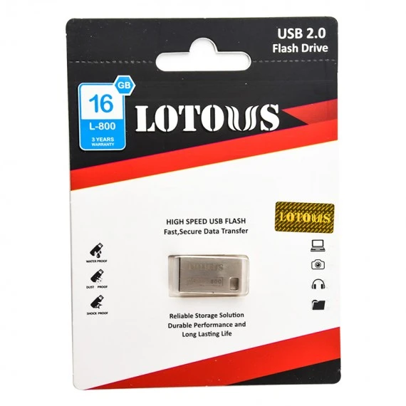 فلش مموری لوتوس مدل L-800 ظرفیت 16 گیگابایت